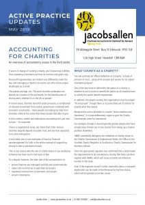 Jacobs Allen - Accounting for Charities