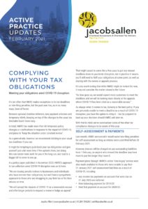 Complying with your tax obligations