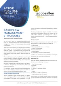 Active practice updates document - Cashflow