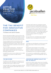 A PDF image of The tax benefit of innovative companies